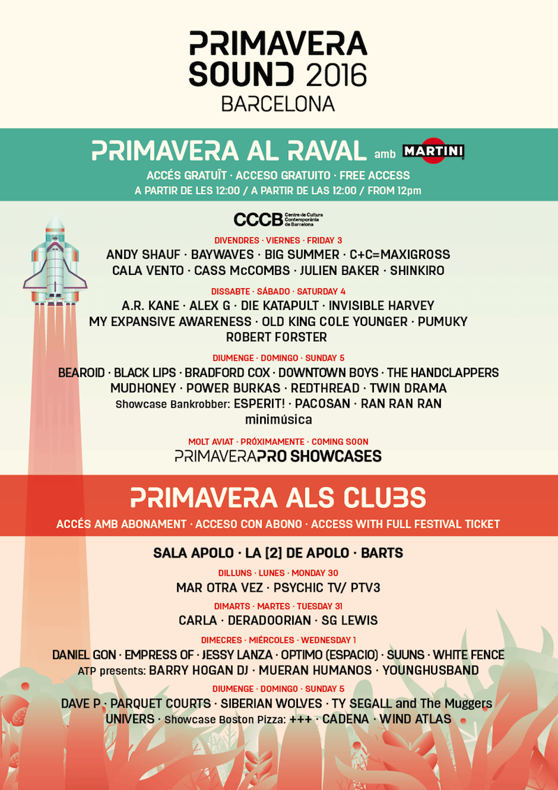 EL RAVAL, EPICENTRO DE LA ACTIVIDAD DE PRIMAVERA SOUND EN LA CIUDAD