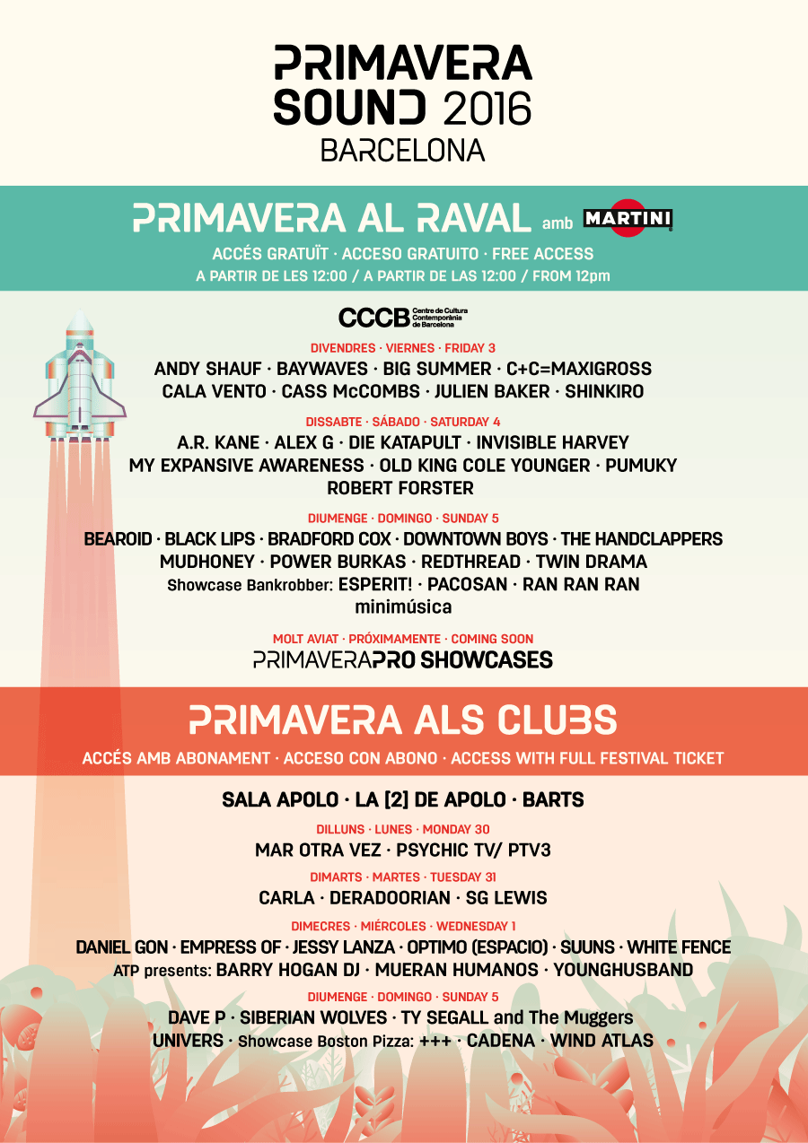 EL RAVAL, EPICENTRO DE LA ACTIVIDAD DE PRIMAVERA SOUND EN LA CIUDAD
