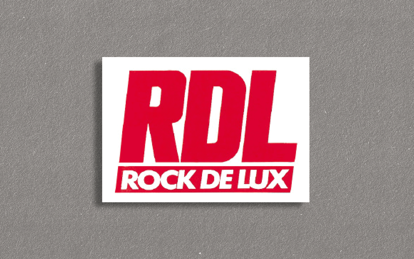 Evolución del logo de Rockdelux con algunas des sus variaciones (1984-2024).