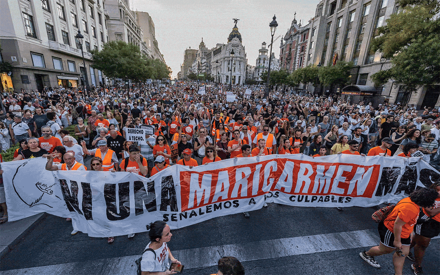 Maricarmen como mecha.