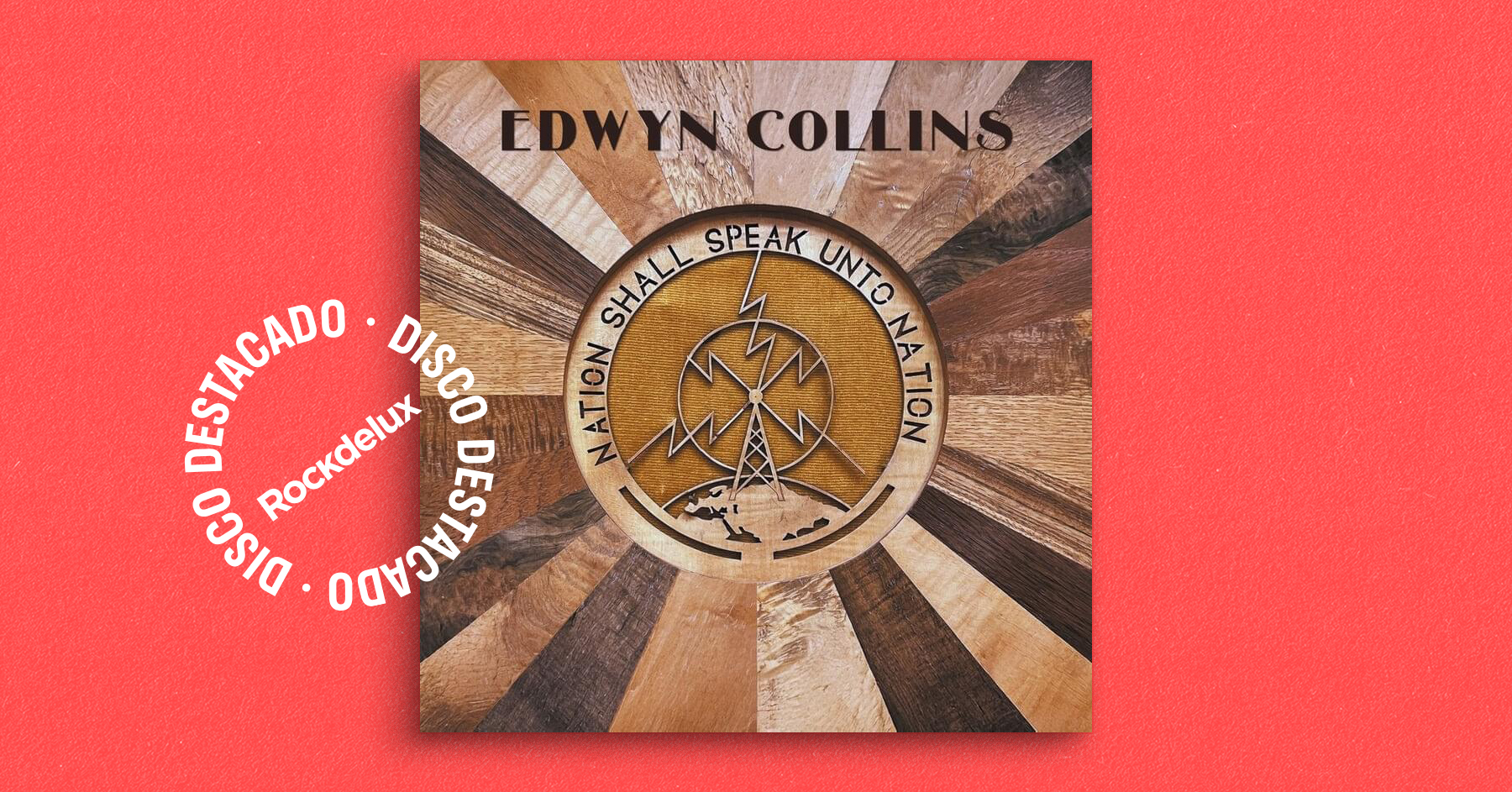 Edwyn Collins「Nation Shall Speak〜」LP Edwyn Collins: Nation Shall Speak Unto Nation LP (with A4